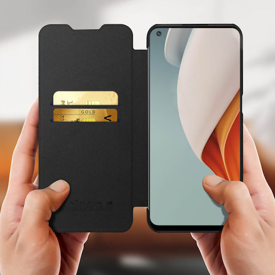 Nillkin Qin Book Δερματίνης Μαύρο (OnePlus Nord N100)