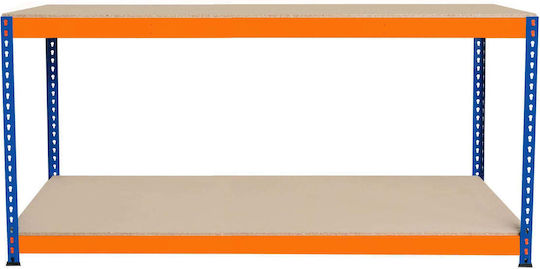 Banc de lucru S-rax cu 2 niveluri 180cm X 60cm X 90cm
