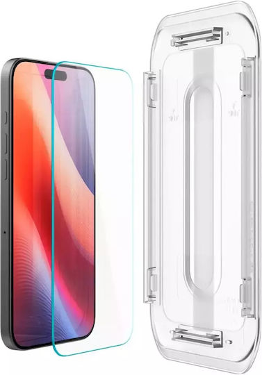 Spigen Glas.tR EZ Fit Tempered Glass (iPhone 17 / 17 Pro / 16 Pro) AGL07935
