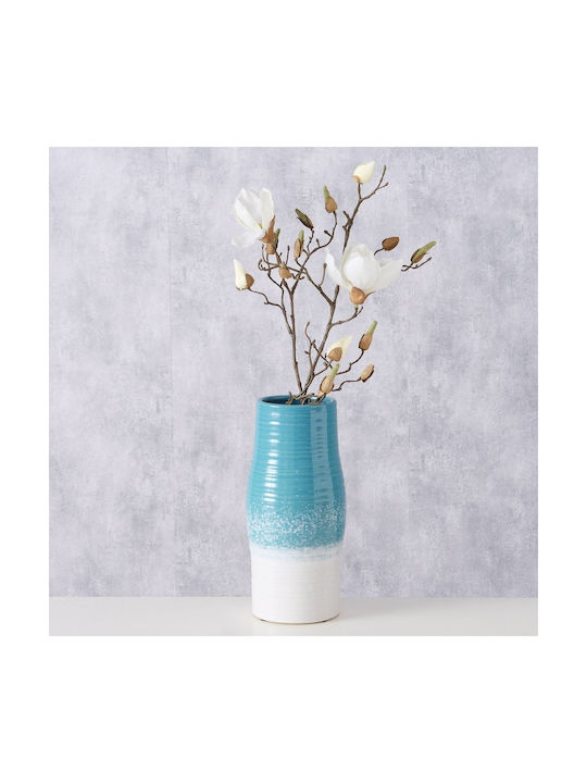 MSA Decorative Vase White 14x14x31cm