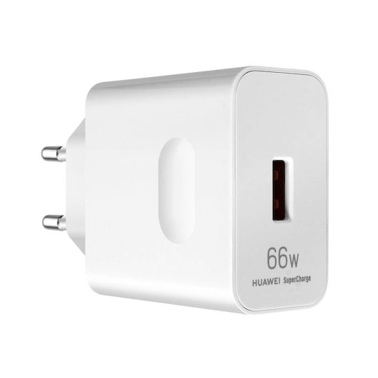 Huawei Charger Without Cable with USB-A Port 66W SuperCharge Whites (CP415 Bulk)