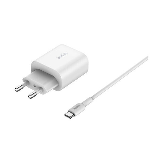 Belkin Wireless Charger Qi2 15W Whites (BoostCharge 3-in-1 Magnetic Foldable Qi2)