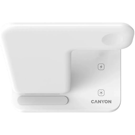 Canyon Kabelloses Ladegerät (Qi Pad) Weißs (CNS-WCS303)
