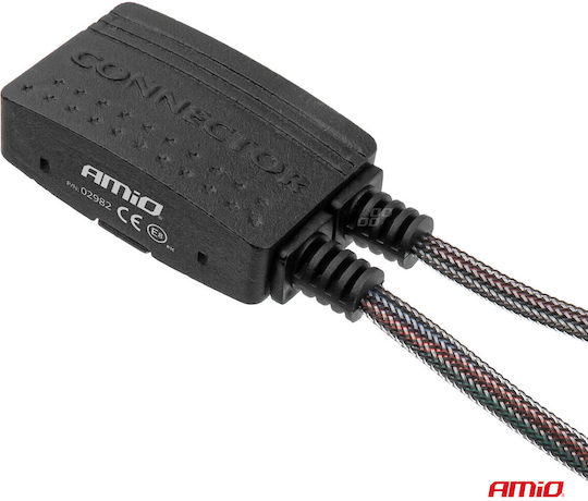 AMiO Λάμπες Αυτοκινήτου X3 HB3-9005 Canbus LED 6500K Ψυχρό Λευκό 90W 2τμχ