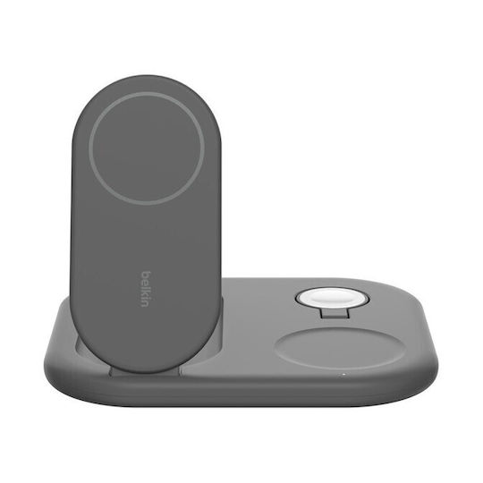 Belkin Безжично зарядно Qi2 15W Черен (BoostCharge 3-in-1 Magnetic Foldable Qi2)