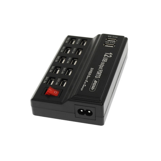 Andowl Ασύρματος Φορτιστής (Qi Pad) 10W Μαύρος (Q-CD60)