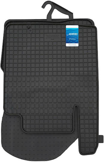 Petex Σετ Μπροστινά και Πίσω Πατάκια 4τμχ για Hyundai i10 2013 Μαύρα