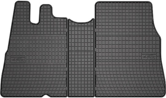 Frogum Σετ Μπροστινά και Πίσω Πατάκια 3τμχ για Peugeot Boxer Fiat Ducato Citroen Jumper 1994-2006 Μαύρα