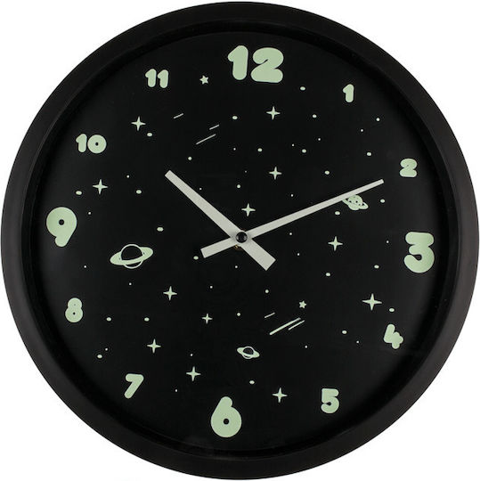 Out of the Blue Wanduhr Schwarz