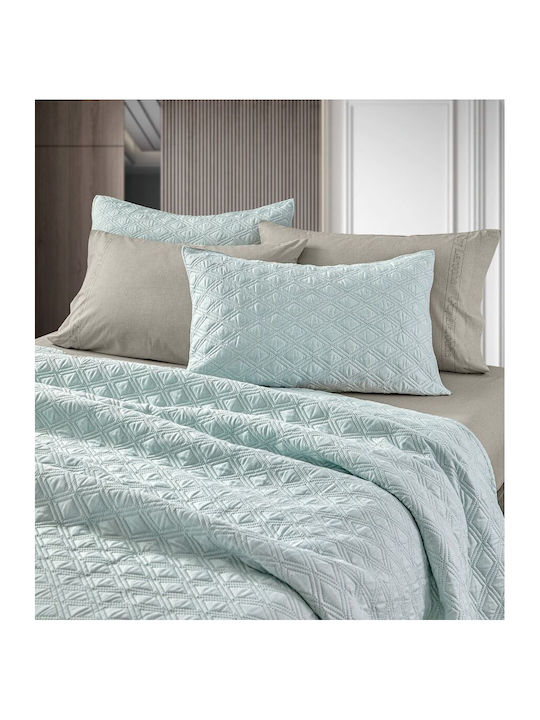 Guy Laroche Tempest Set Coverlet Queen Size Microfiber MInt 250x240cm 2pcs