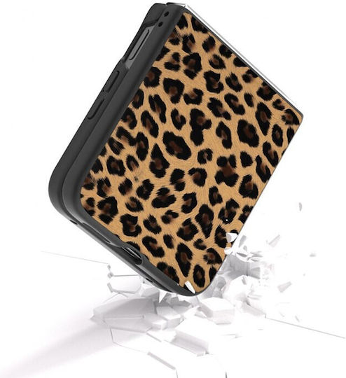 Leopard Pattern Buchen Sie Kunststoff Gold (Xiaomi Mix Flip)