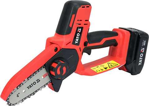 Yato Pruning Battery Chainsaw 1x2Ah 18V 1.1kg with Blade 10cm