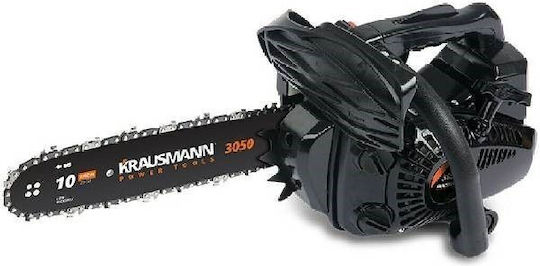 Krausmann Gasoline Chainsaw 3.65kg with Blade Carving Blade 25cm and Easy Start