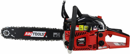 AWTools Benzin-Kettensäge 7kg mit Schiene 35cm