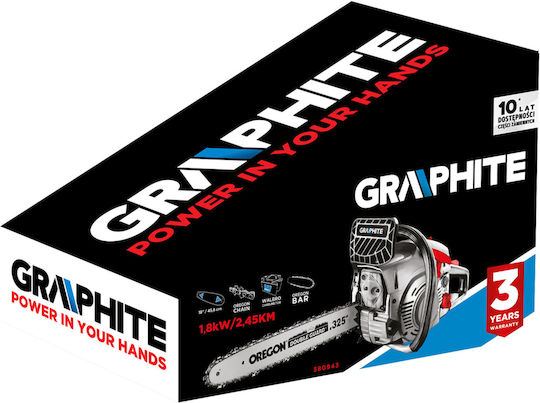Graphite Αλυσοπρίονο Βενζίνης 2.6hp 5.5kg με Λάμα 45cm