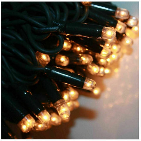400 Luminite LED 30m. Alb cald tip Șir 1buc 400 Luminite LED 30m. Alb cald tip Șir 1buc