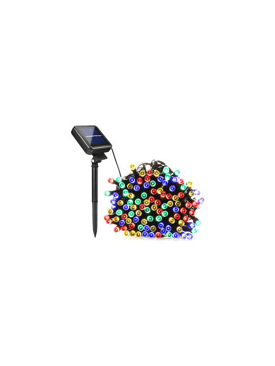 100 Светлини LED 8m. Многоцветни Слънчеви тип Лента 1бр 100 Светлини LED 8m. Многоцветни Слънчеви тип Лента 1бр