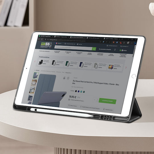 Husă Dux Ducis pentru iPad Pro 12.9 2017 cu funcție de suport Domo Negru