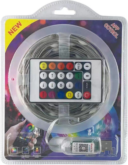 100 Lights LED 10m. Multicolor USB in String 1pcs