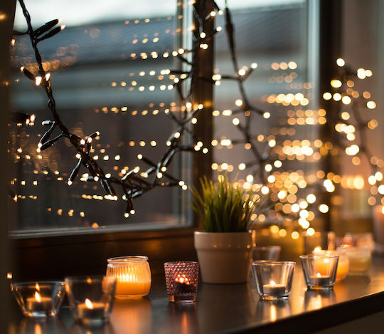 40 Lights LED 5m. Warm White in String 1pcs