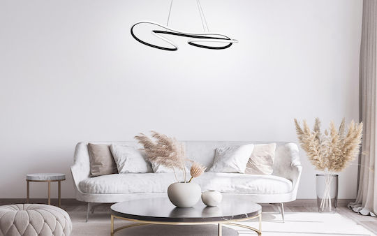 Active Jet Pendant Light White 104cm