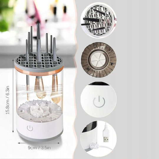Transparenter Make-up Pinsel Reinigungsbehälter