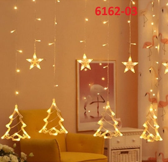 100 Λαμπάκια LED 3μ. Θερμό Λευκό τύπου Κουρτίνα