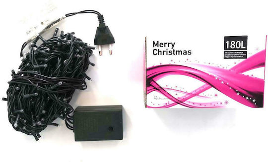 180 Lights LED 7m. White in String 1pcs