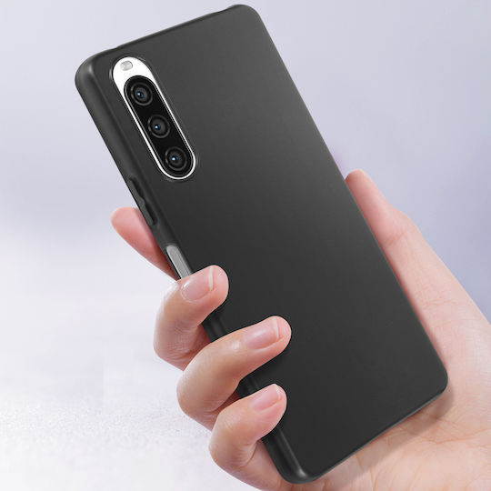 Carcasă Sony Xperia 10 V 10 Vi Gel din Silicon Flexibil Carcasă Fină Clasică Neagră
