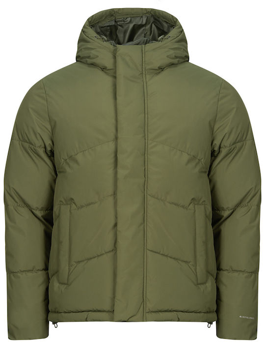 Geacă de Iarnă Puffer Kaki