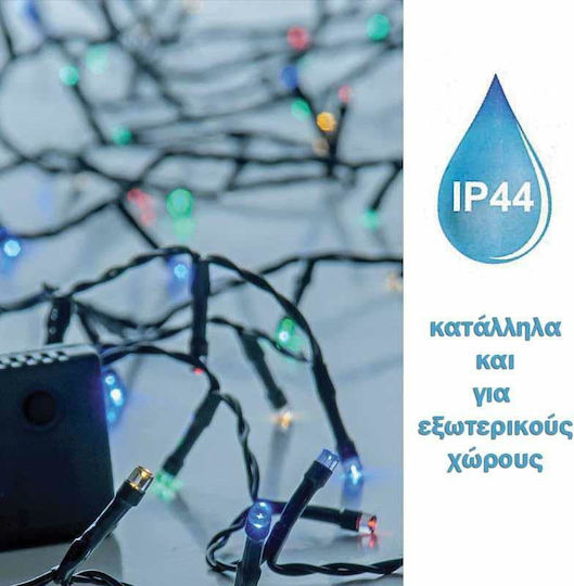180 Λαμπάκια LED 8.95μ. Πολύχρωμα σε Σειρά