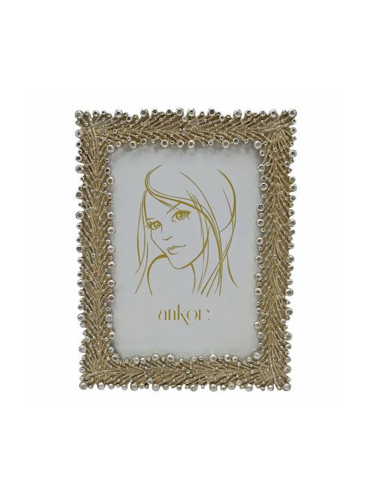 Ankor Frame Plastic 20cmx25cm with Gold Frame