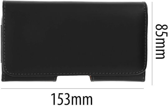 XXL Größe Gürteltasche Schwarz Braun Innen