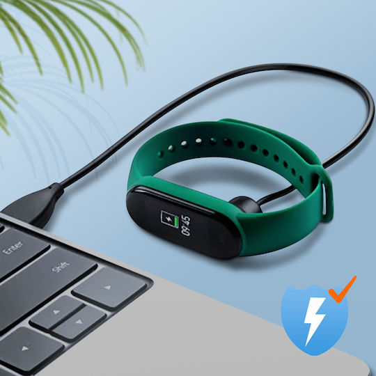 Magnetic Charging Cable Xiaomi Mi Band 6 5 Resistant 50cm Black