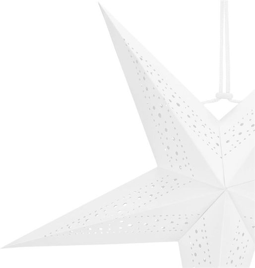 Paper Illuminated Christmas Decorative Pendant Star 3x3cm