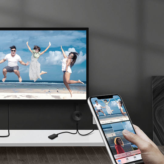 Dongle Wifi Hdmi Video Receiver Full Hd 1080p Image Miracast Airplay Dlna
