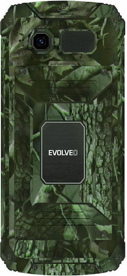 Evolveo StrongPhone Z6 Dual SIM Resistant Mobile with Buttons Green Camouflage