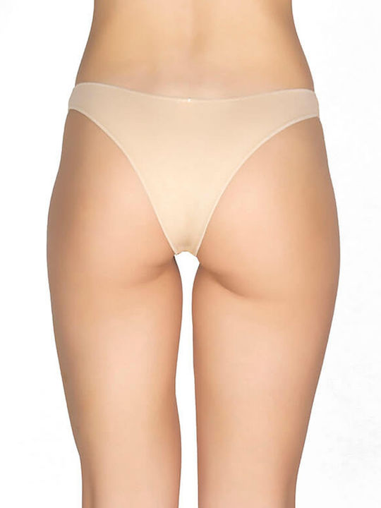 Damen Brasilien 3Pack Nahtlos black-beige-dark beige