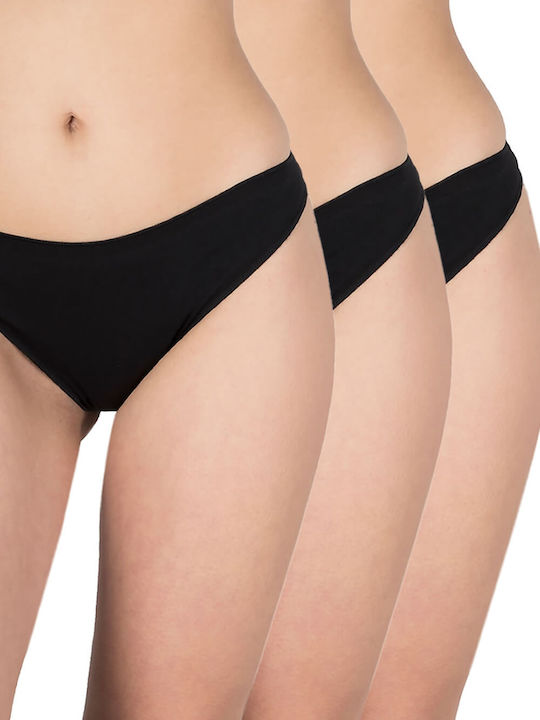 Γυναικεία Brazil 3Pack χωρίς Ραφές Λευκά