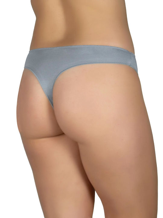 Hohe Taille Damen Zeichenfolge 3Pack Nahtlos blue-red-grey