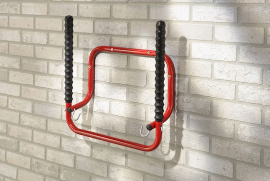 Wall Mount Parking 2 Bicycles Maximum 40kg 50cm Red