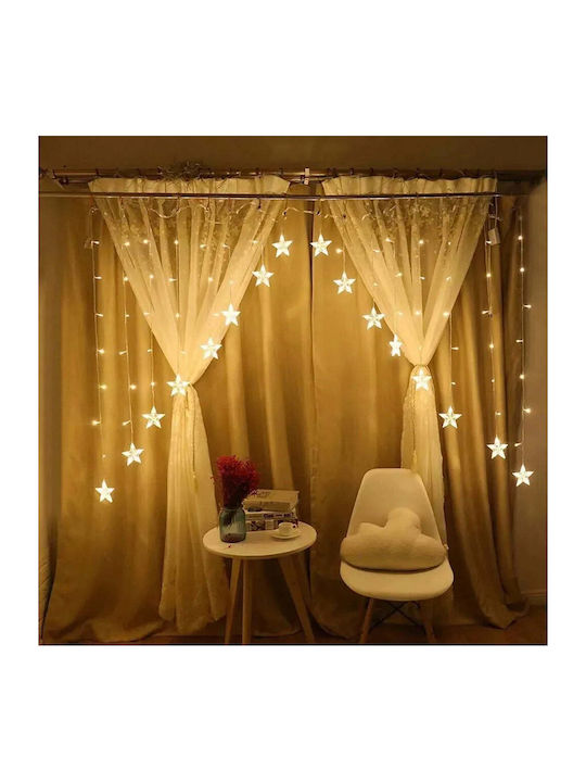 136 Lights LED 3m. Warm White type Curtain 1pcs