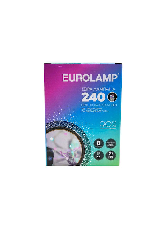 240 Lights LED 11.95m. Multicolor in String 1pcs