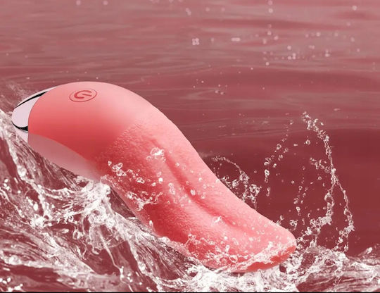 Vibrator Încălzit USB 10 Mode de Vibrație Limba Stimulatoare Femei