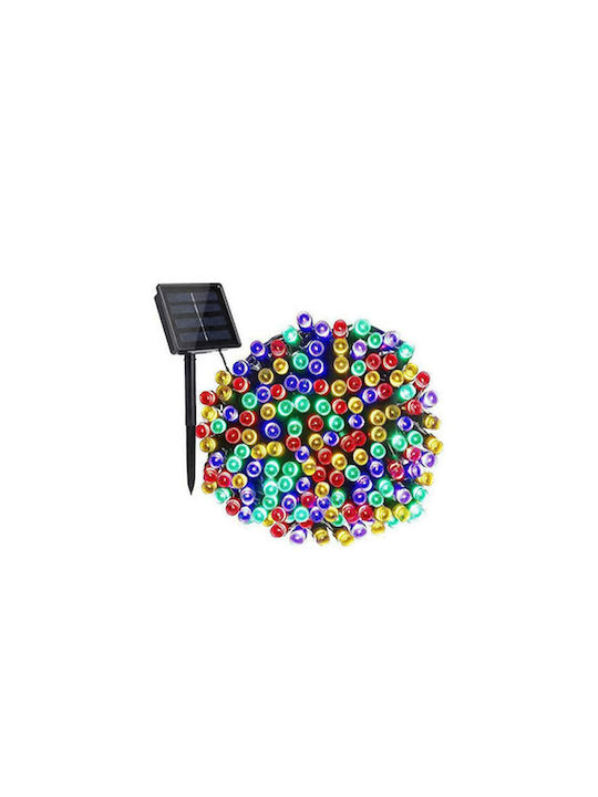 200 Lămpițe LED 21m. Multicolore Solare tip Șir 1buc