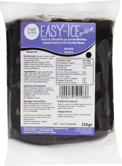 Sugarworld Gluten Free Fondant Icing 250gr Gray