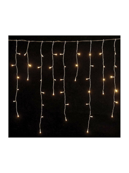 100 Lights LED 1.8m. x 60cm Warm White type Rain TnS