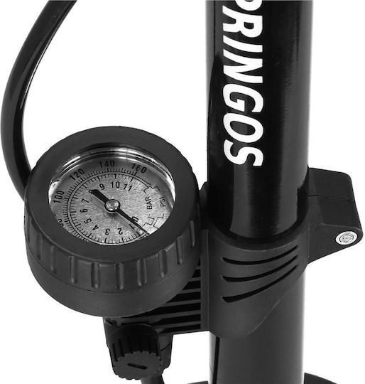 Fahrradpumpe Druckmesser Ball Aufblasbare Artikel Aufblaszubehör 160psi Aluminium 60cm