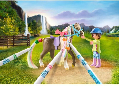 Playmobil Horses Of Waterfall Color: Horse Hair Salon for 5-12 years old