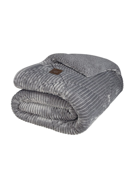 Greenwich Polo Club Duvet Cover Queen 220x240cm 3484 Grey 700 GSMGsm 11.5 togs Togs
